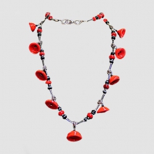 Red Spinning Necklace